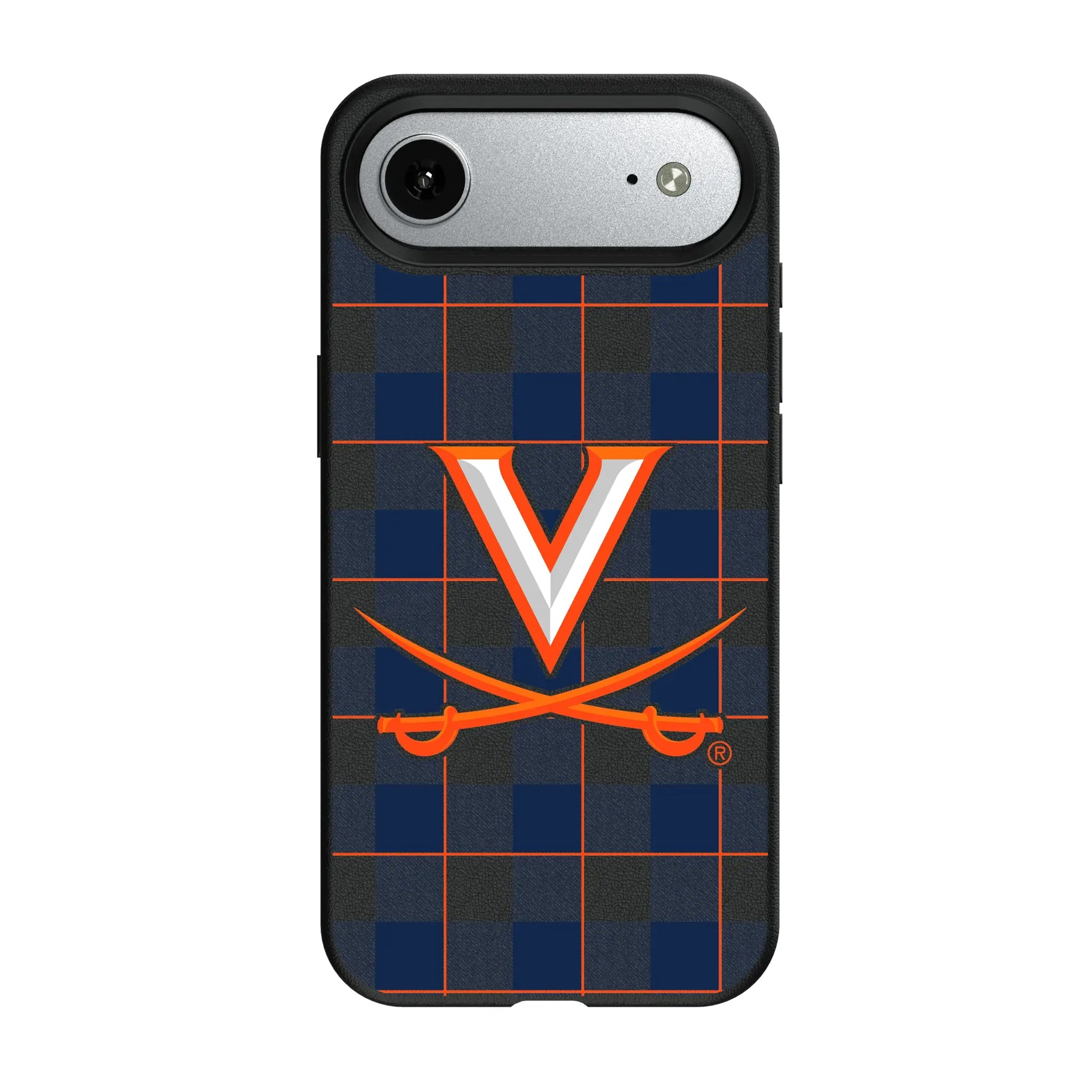 University of Virginia Cavaliers Plaid MagSafe Compatible Phone Case for Apple iPhone