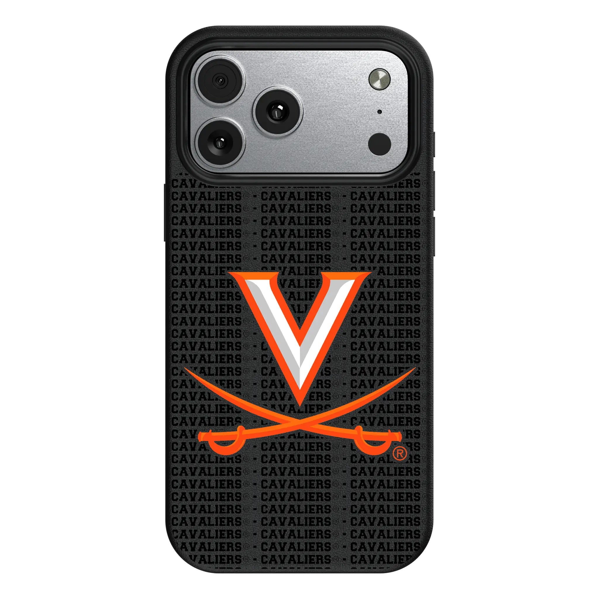 University of Virginia Cavaliers Text Backdrop MagSafe Compatible Phone Case for Apple iPhone