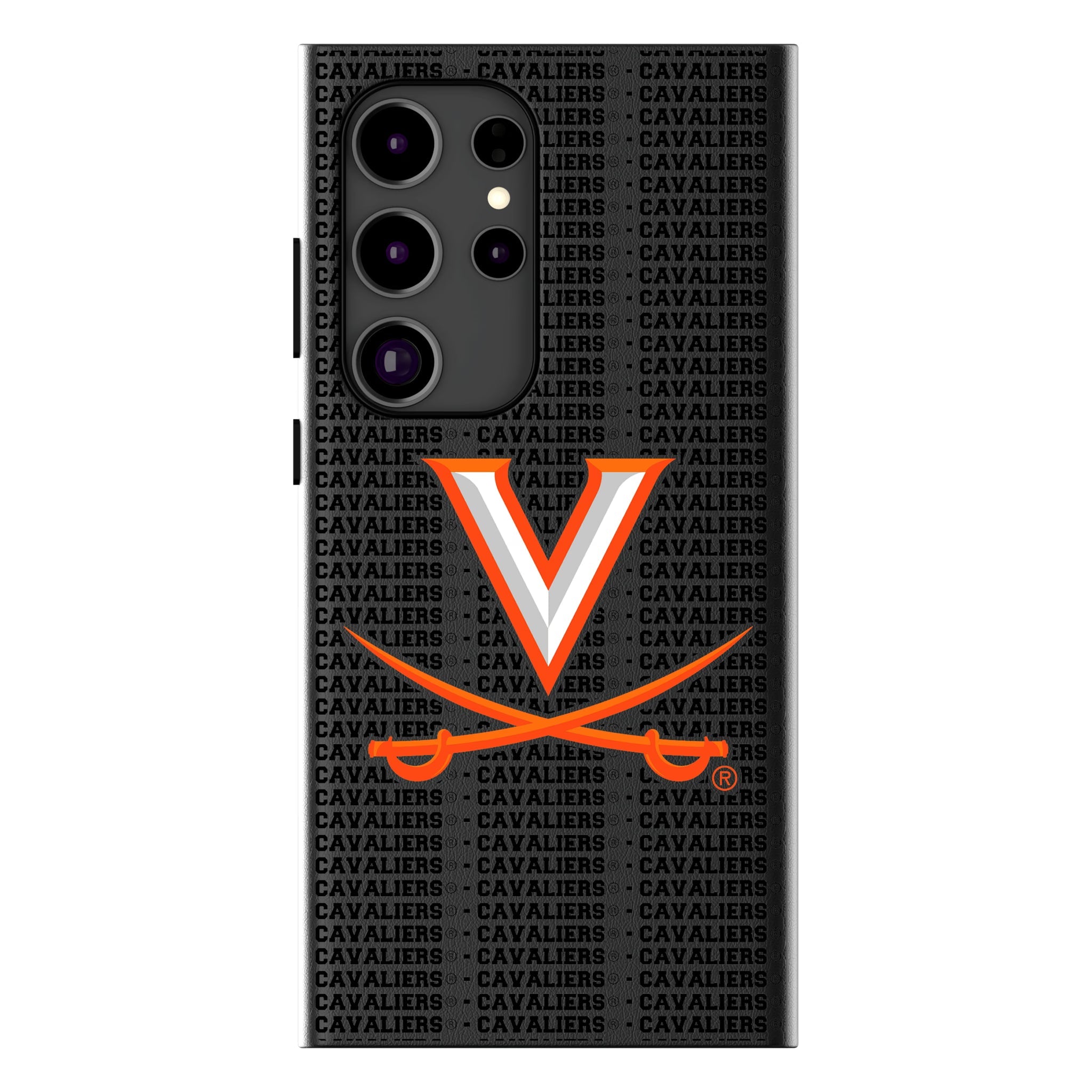 University of Virginia Cavaliers Text Backdrop MagSafe Compatible Phone Case for Samsung Galaxy