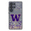 University of Washington Huskies Confetti Clear Phone Case for Samsung Galaxy