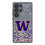 University of Washington Huskies Confetti Clear Phone Case for Samsung Galaxy
