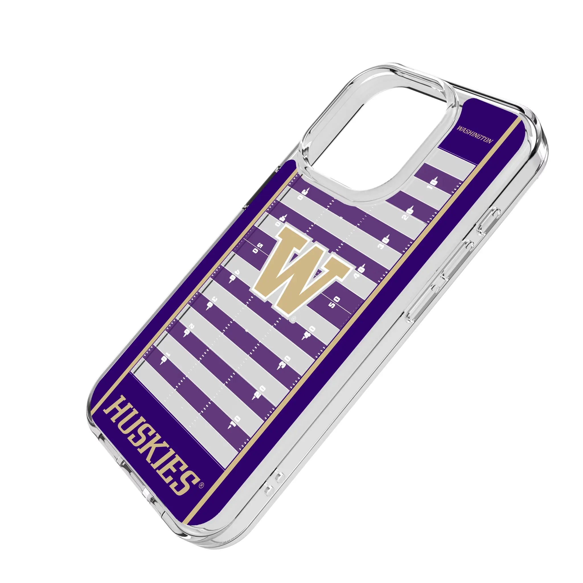 University of Washington Huskies Field Clear Phone Case for Apple iPhone