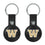 University of Washington Huskies Insignia Black Airtag Holder 2-Pack