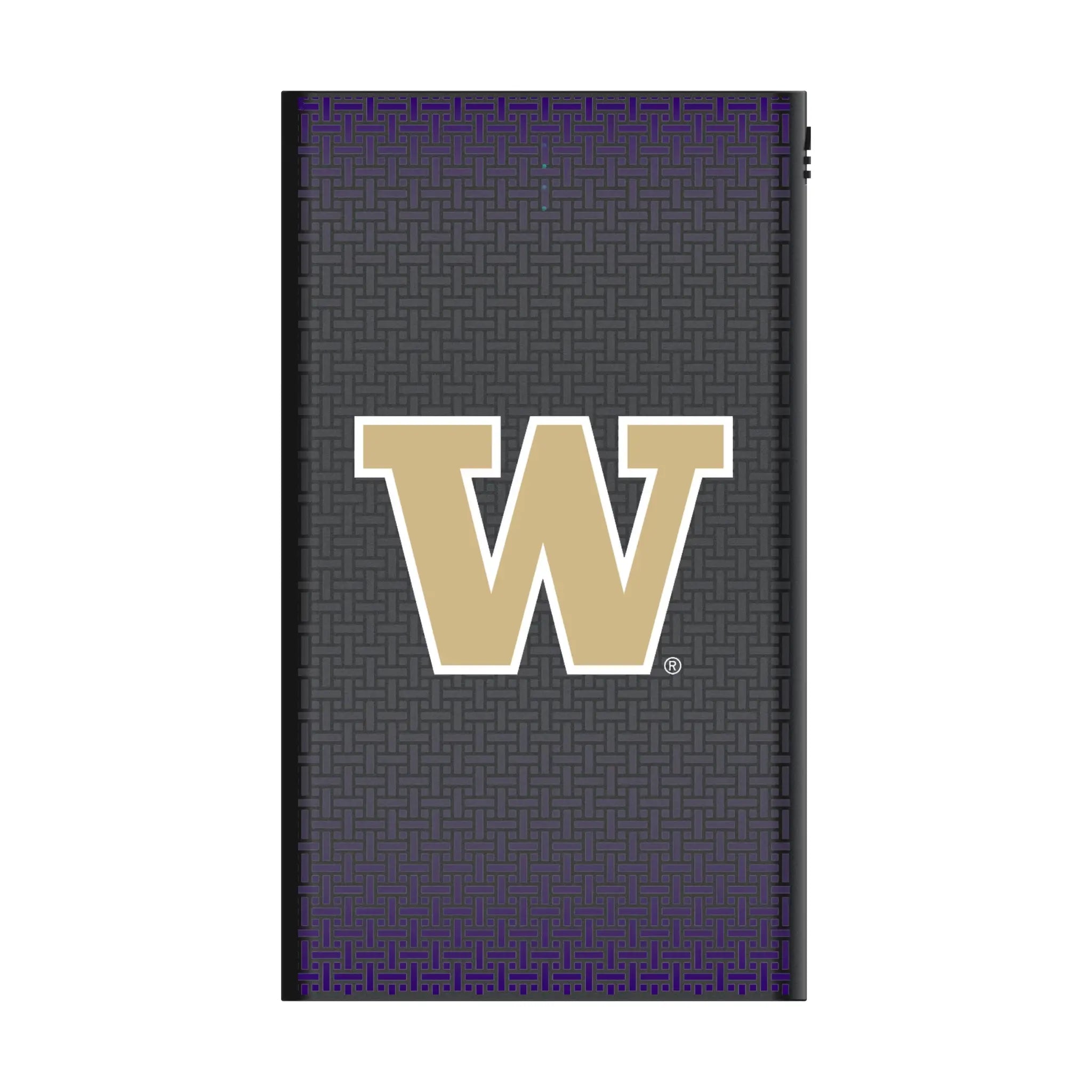 University of Washington Huskies Linen 5000mAh Flat Powerbank
