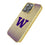 University of Washington Huskies Linen Bling Phone Case for Apple iPhone