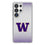 University of Washington Huskies Linen Clear Phone Case for Samsung Galaxy