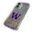 University of Washington Huskies Linen Glitter Phone Case