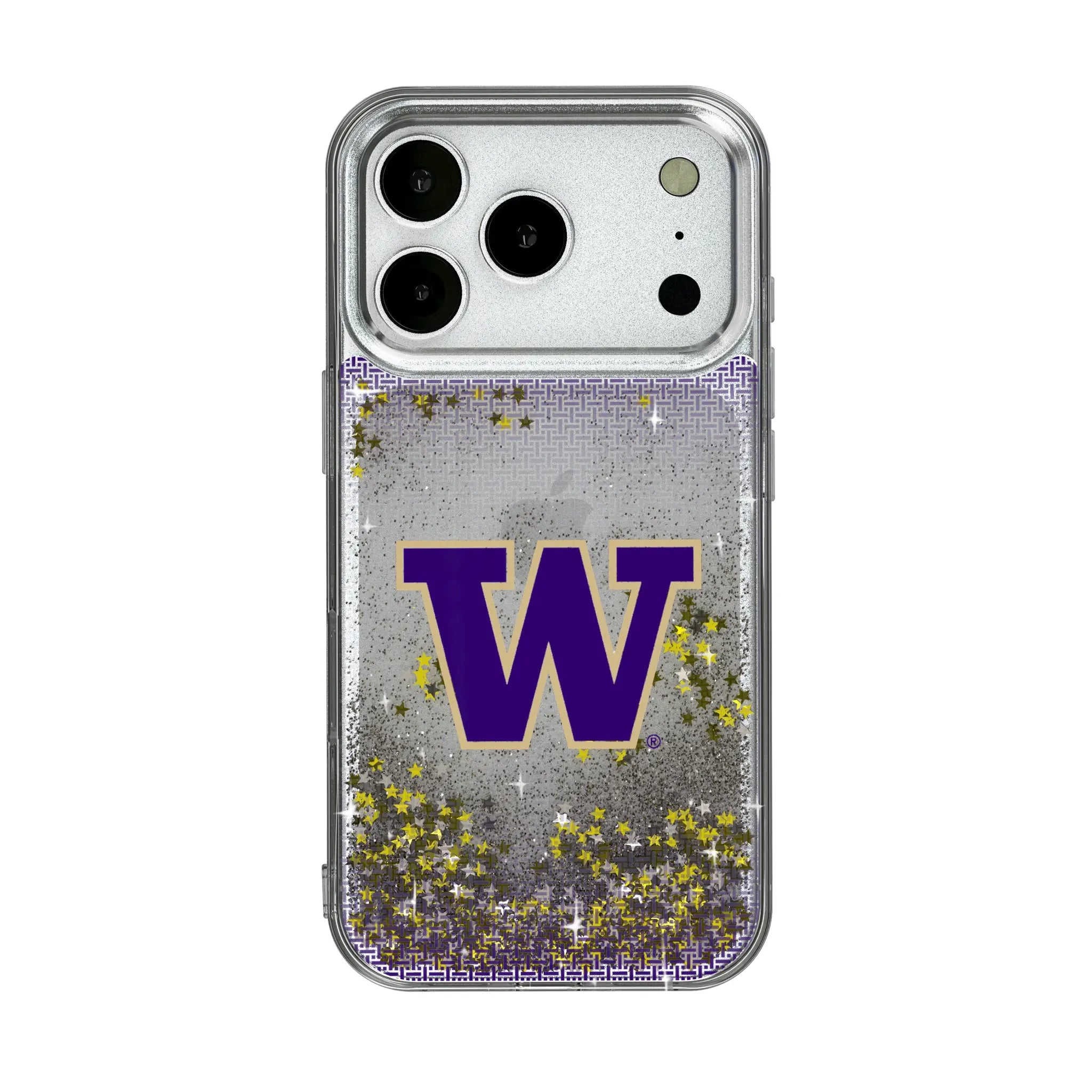 University of Washington Huskies Linen Glitter Phone Case