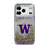 University of Washington Huskies Linen Glitter Phone Case
