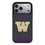 University of Washington Huskies Linen MagSafe Compatible Phone Case for Apple iPhone