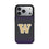 University of Washington Huskies Linen MagSafe Compatible Phone Case for Apple iPhone