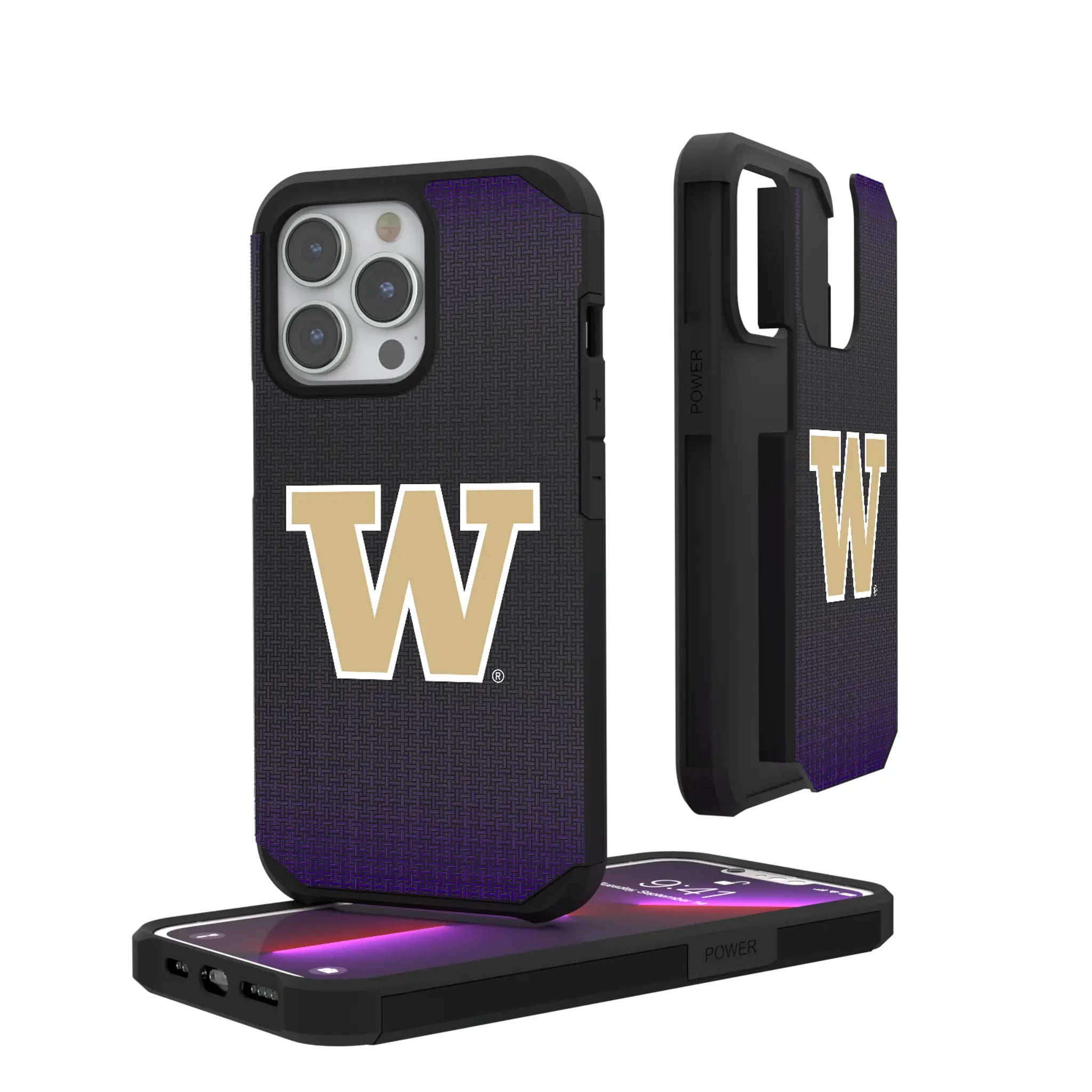University of Washington Huskies Linen Rugged Phone Case