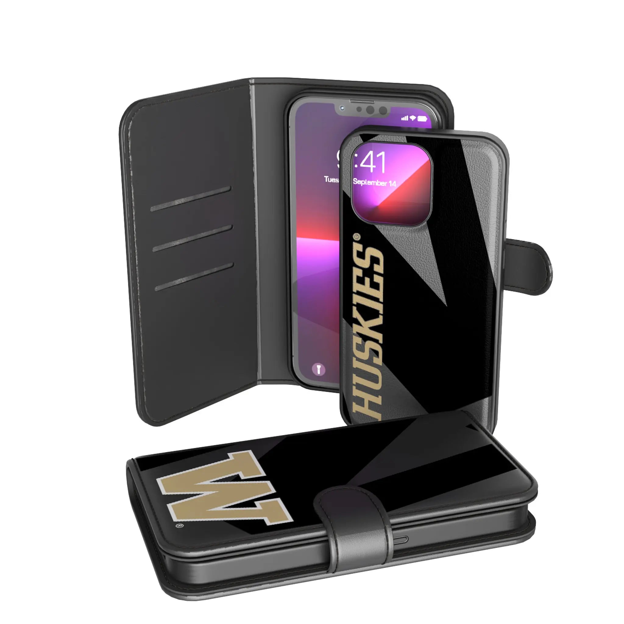 Washington Huskies Tilt Wallet Case