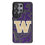 University of Washington Huskies Paisley MagSafe Compatible Phone Case for Samsung Galaxy