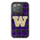University of Washington Huskies Plaid Bling Phone Case