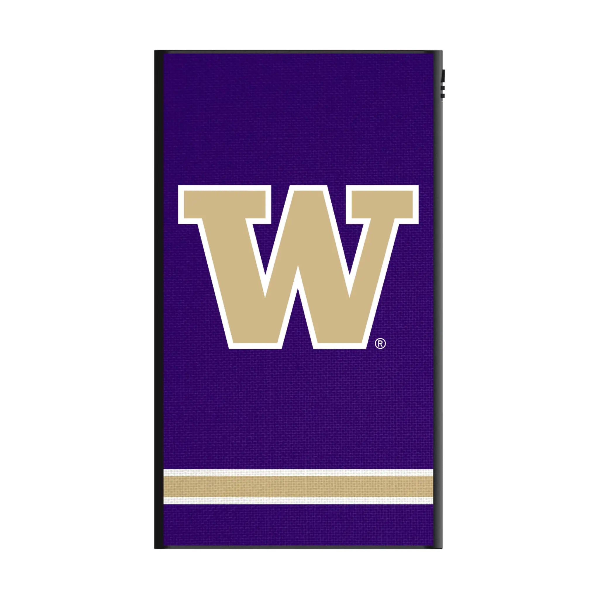 University of Washington Huskies Stripe 5000mAh Flat Powerbank