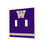 University of Washington Huskies Stripe Hidden-Screw Light Switch Plate