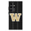 University of Washington Huskies Text Backdrop MagSafe Compatible Phone Case for Samsung Galaxy