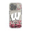 University of Wisconsin Badgers Confetti Clear Phone Case for Apple iPhone
