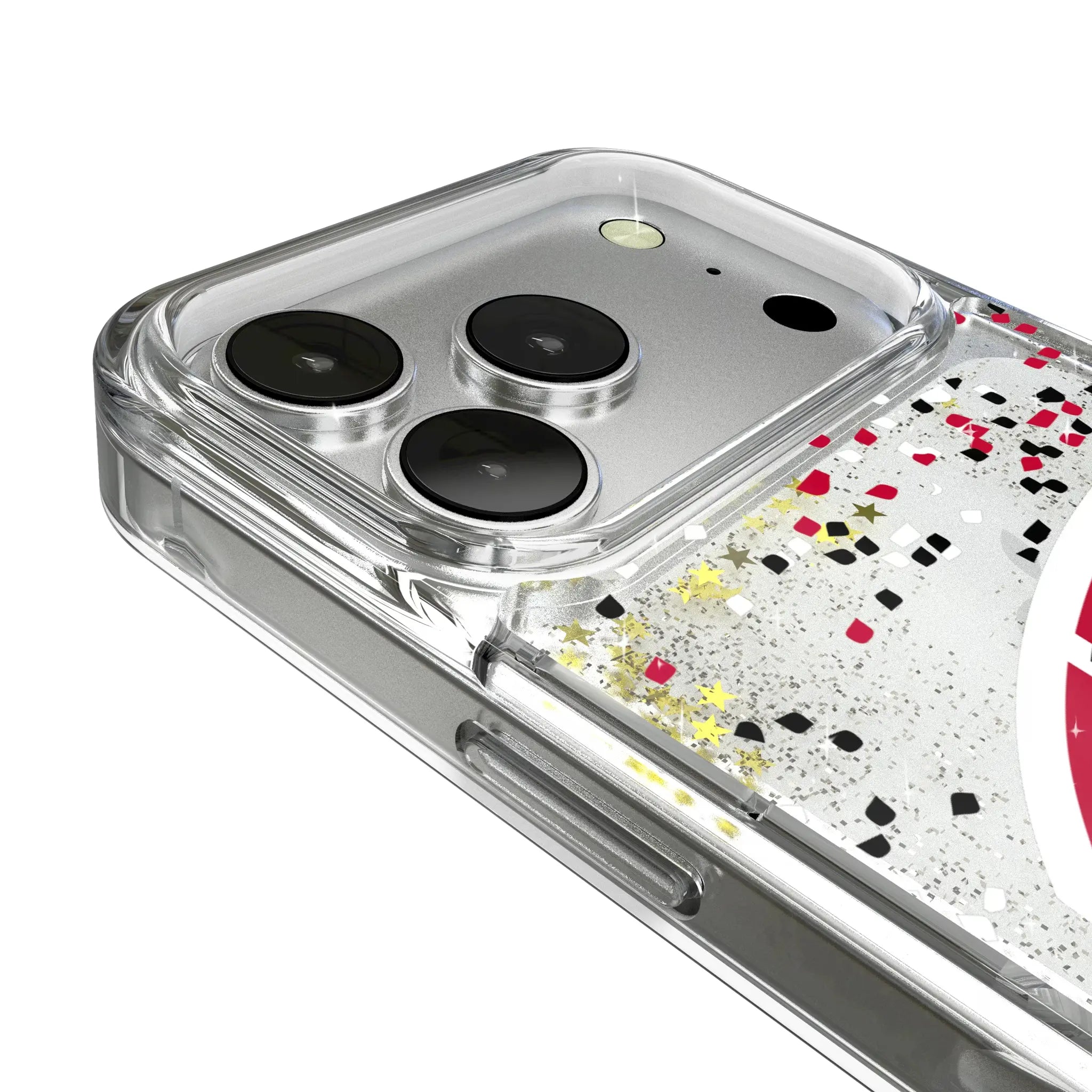 University of Wisconsin Badgers Confetti Glitter Phone Case