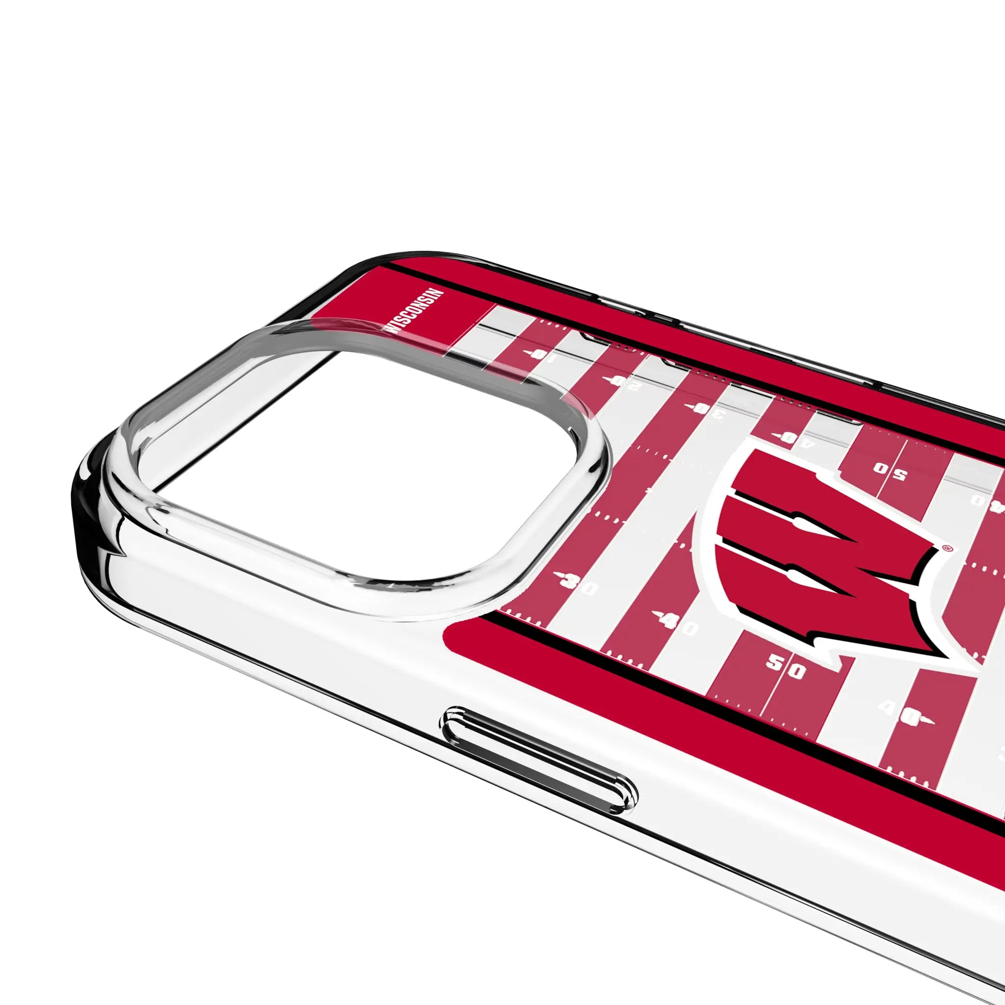University of Wisconsin Badgers Field Clear Phone Case for Apple iPhone