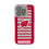 University of Wisconsin Badgers Field Clear Phone Case for Apple iPhone
