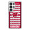 University of Wisconsin Badgers Field Clear Phone Case for Samsung Galaxy