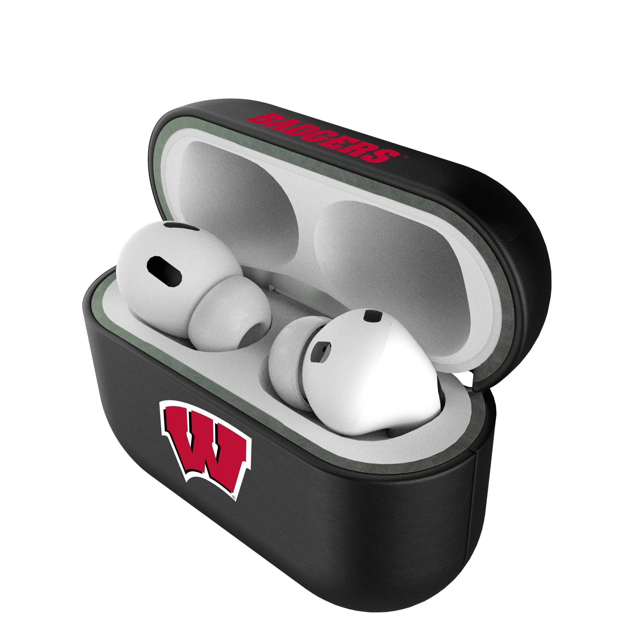 University of Wisconsin Badgers Insignia AirPod Case Cover - Sports Gifts, Sports Memorabilia, Sports Collectibles, Fan Shop