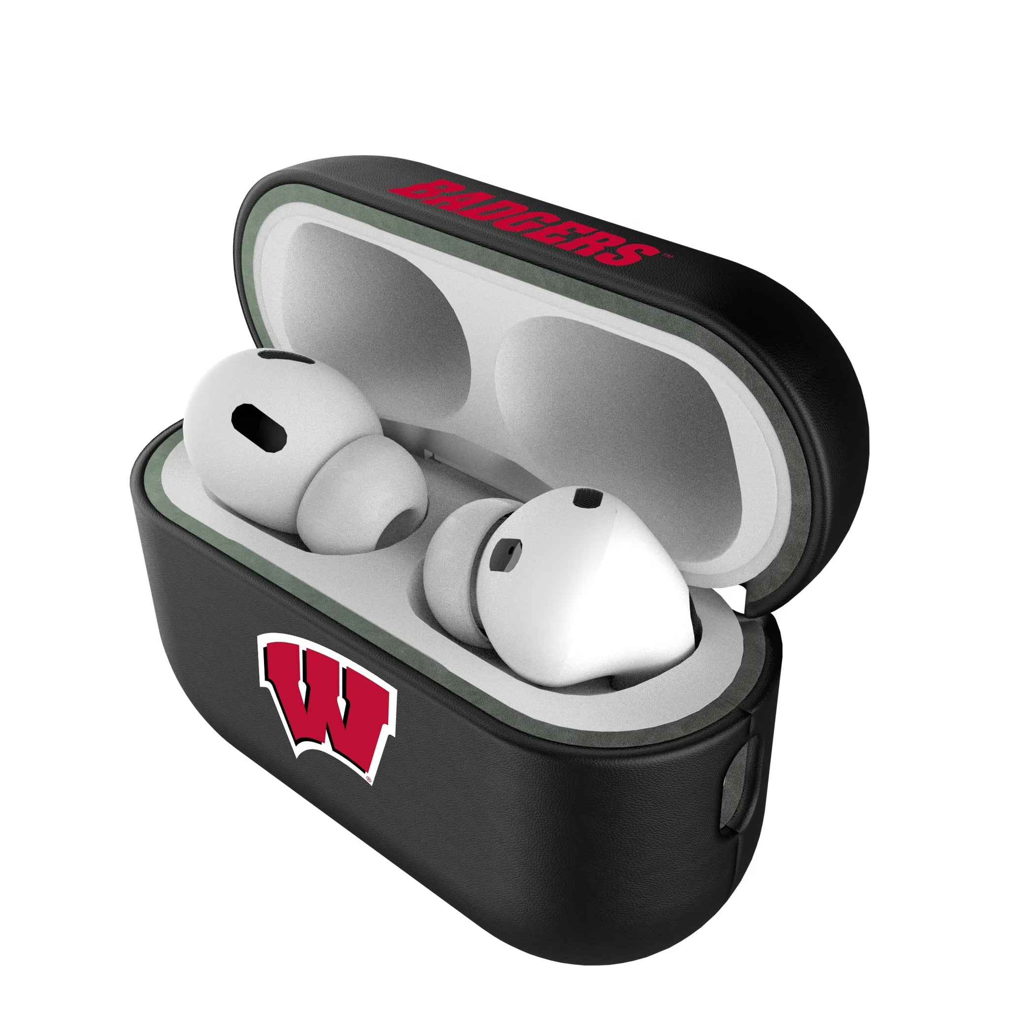 University of Wisconsin Badgers Insignia AirPod Case Cover - Sports Gifts, Sports Memorabilia, Sports Collectibles, Fan Shop