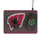 University of Wisconsin Badgers Linen 15-Watt Wireless Charger and Mouse Pad
