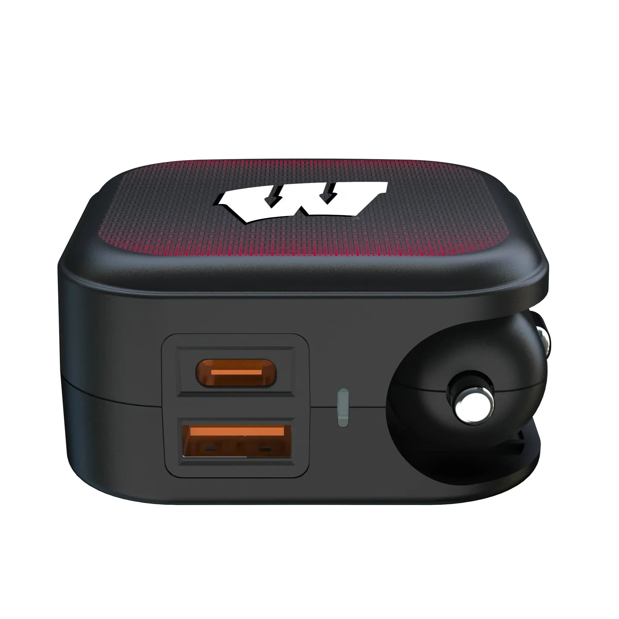 University of Wisconsin Badgers Linen 2 in 1 USB A/C Charger