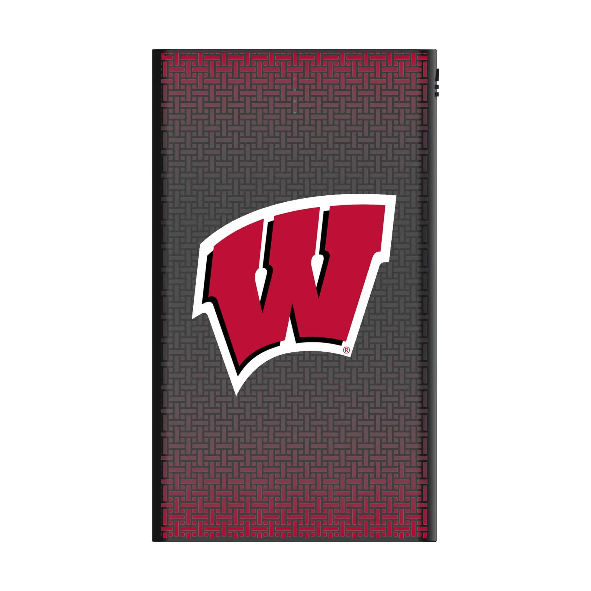 University of Wisconsin Badgers Linen 5000mAh Flat Powerbank