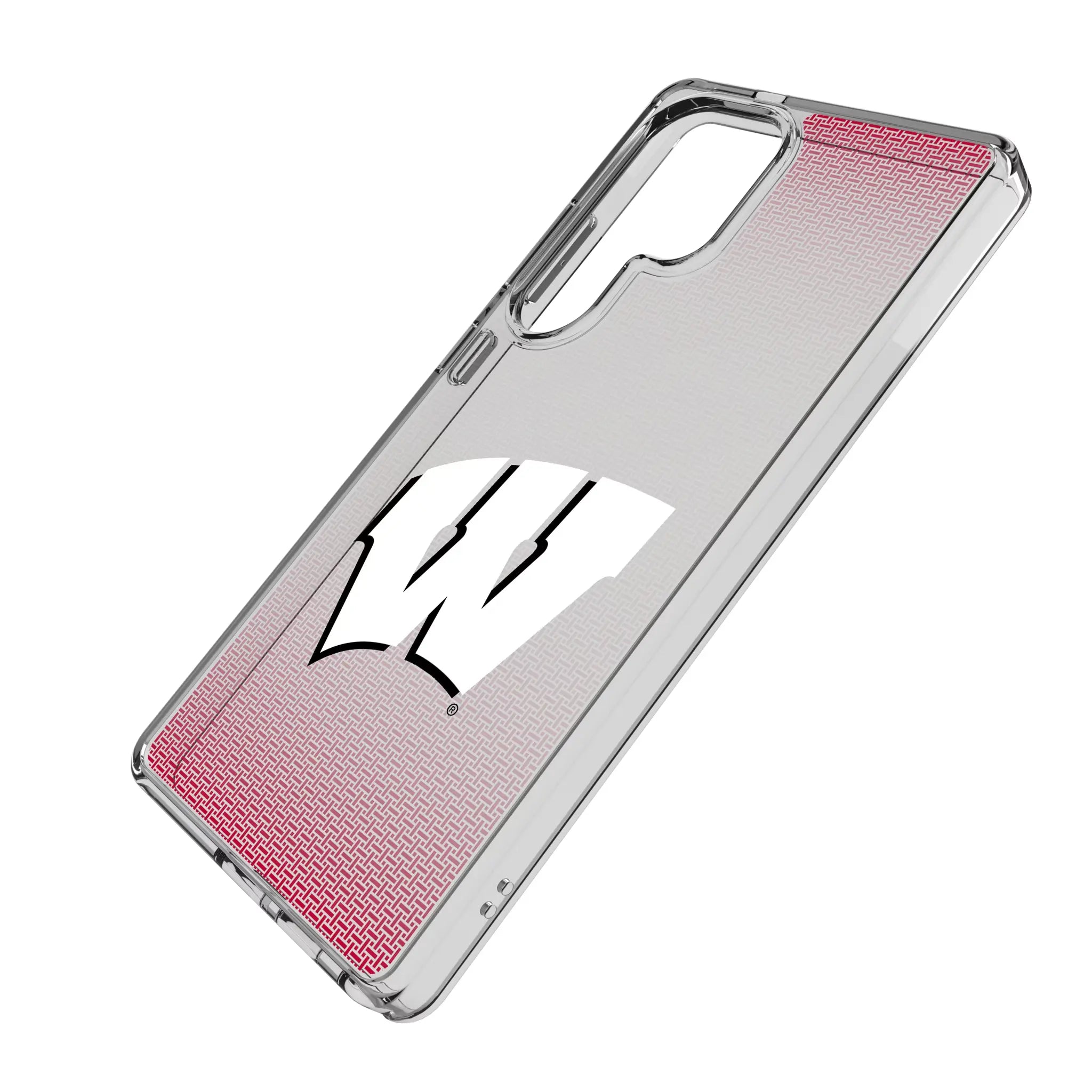 University of Wisconsin Badgers Linen Clear Phone Case for Samsung Galaxy