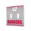 University of Wisconsin Badgers Linen Hidden-Screw Light Switch Plate