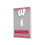 University of Wisconsin Badgers Linen Hidden-Screw Light Switch Plate