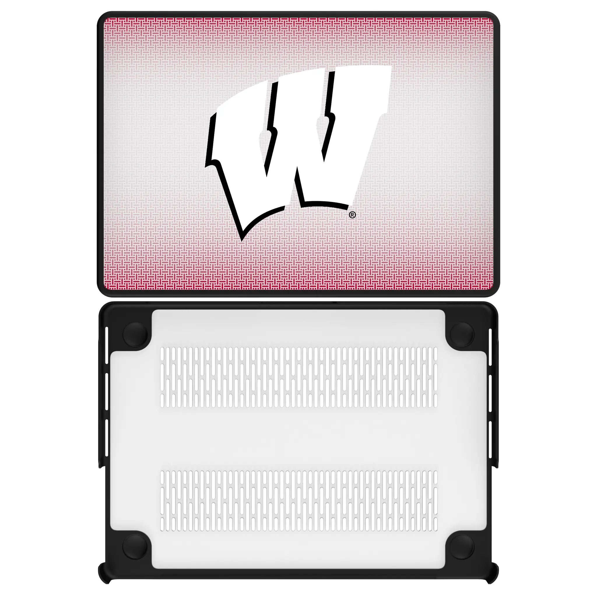 University of Wisconsin Badgers Linen Laptop Case for Apple MacBook