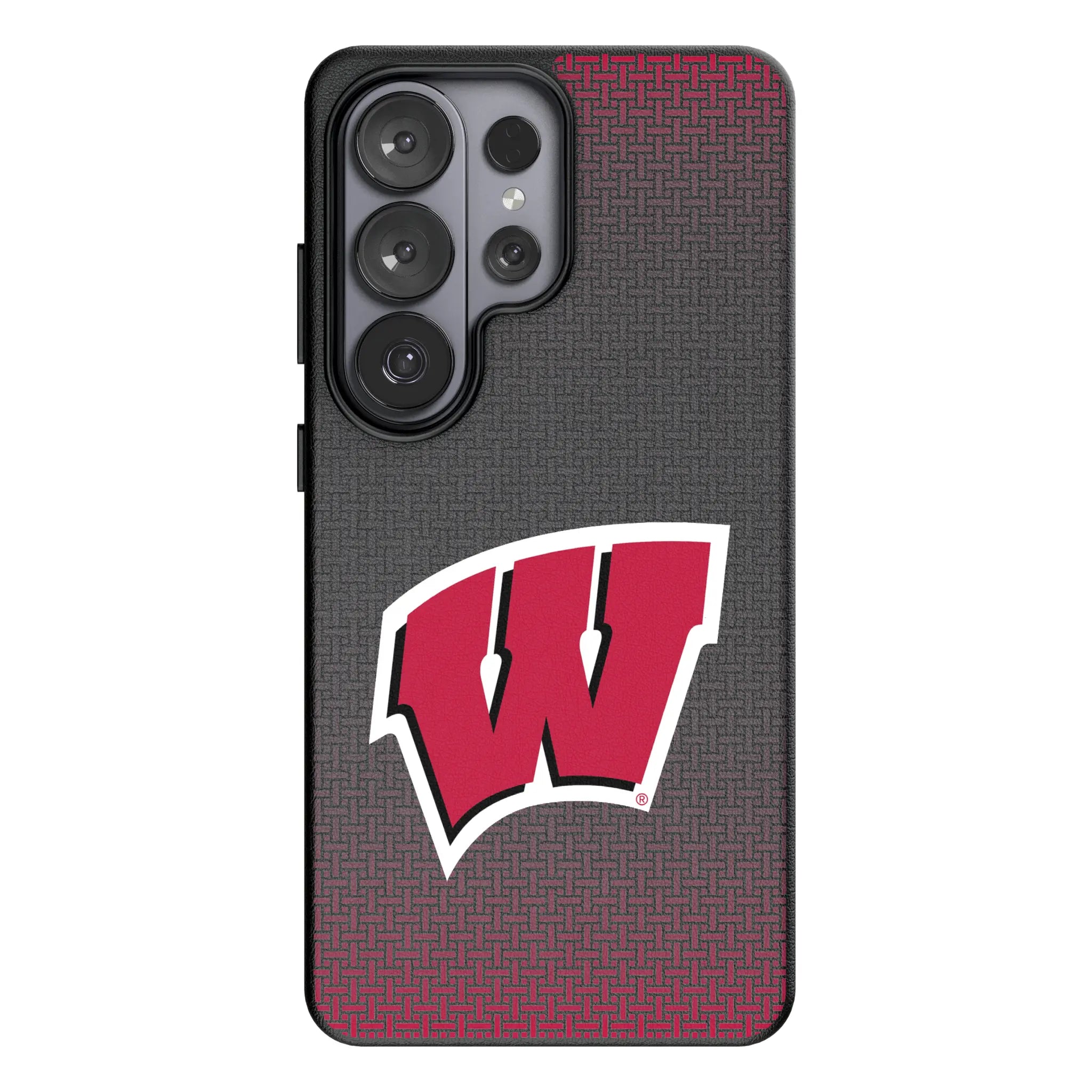 University of Wisconsin Badgers Linen MagSafe Compatible Phone Case for Samsung Galaxy
