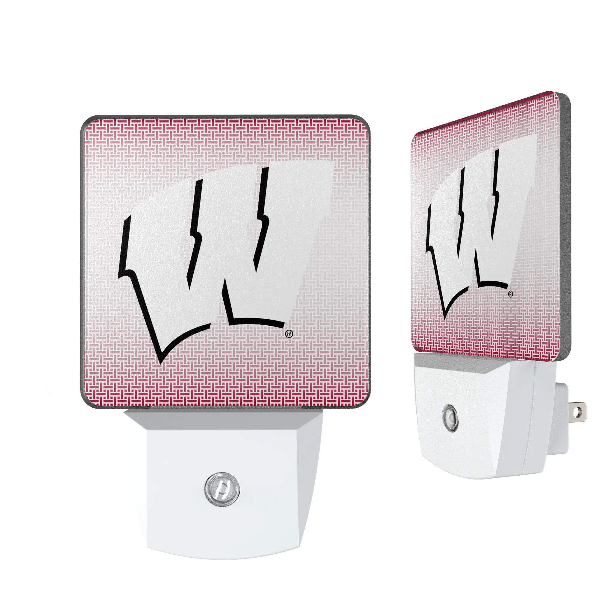 University of Wisconsin Badgers Linen Night Light 2-Pack