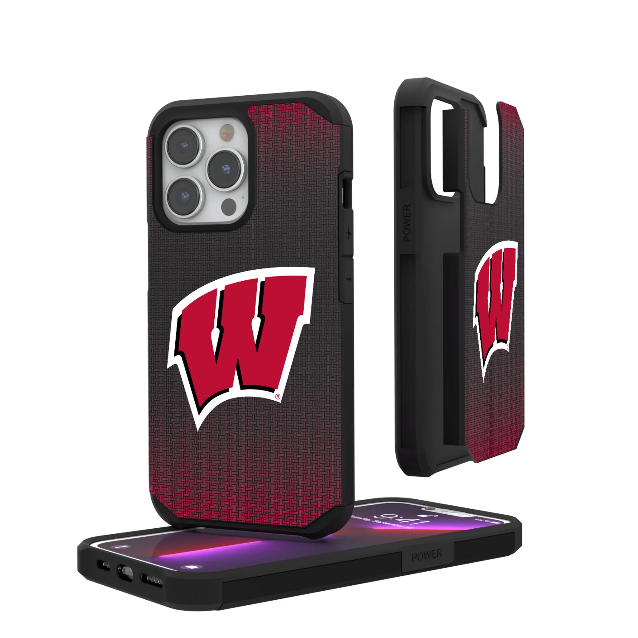 University of Wisconsin Badgers Linen Rugged Phone Case