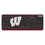 University of Wisconsin Badgers Linen Wireless USB Keyboard