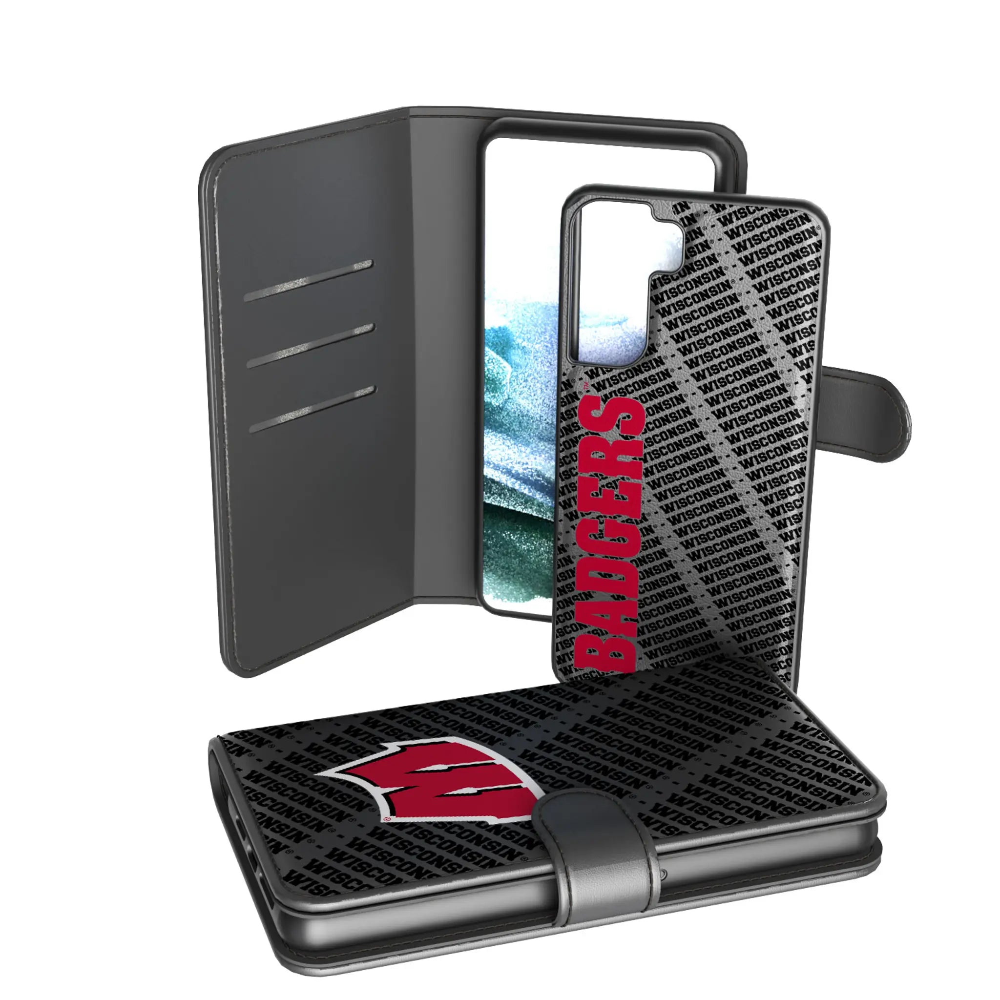 Wisconsin Badgers Tilt Wallet Case