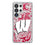 University of Wisconsin Badgers Paisley Clear Phone Case for Samsung Galaxy
