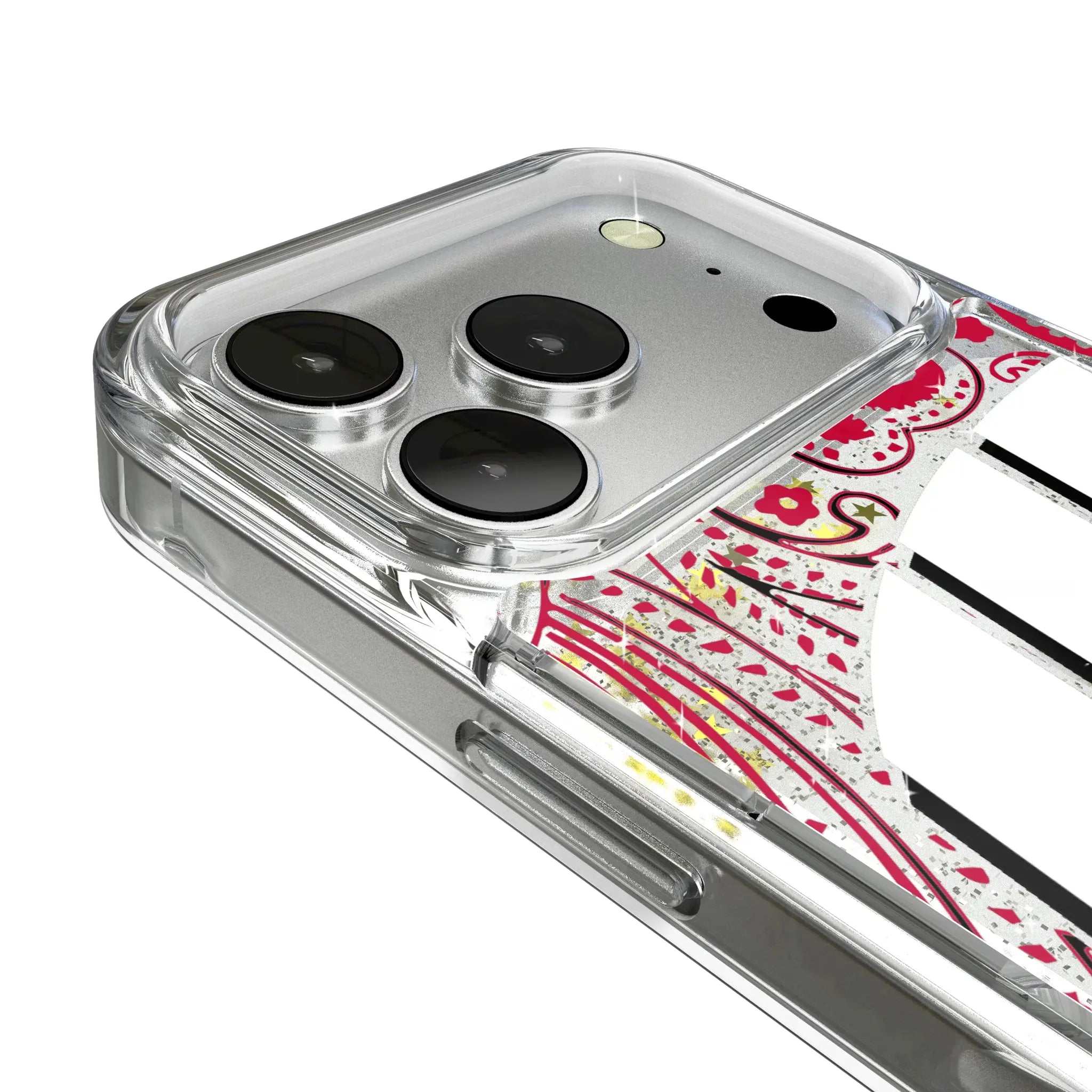 University of Wisconsin Badgers Paisley Glitter Phone Case