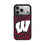 University of Wisconsin Badgers Paisley MagSafe Compatible Phone Case for Apple iPhone
