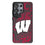 University of Wisconsin Badgers Paisley MagSafe Compatible Phone Case for Samsung Galaxy