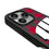 University of Wisconsin Badgers Plaid MagSafe Compatible Phone Case for Apple iPhone
