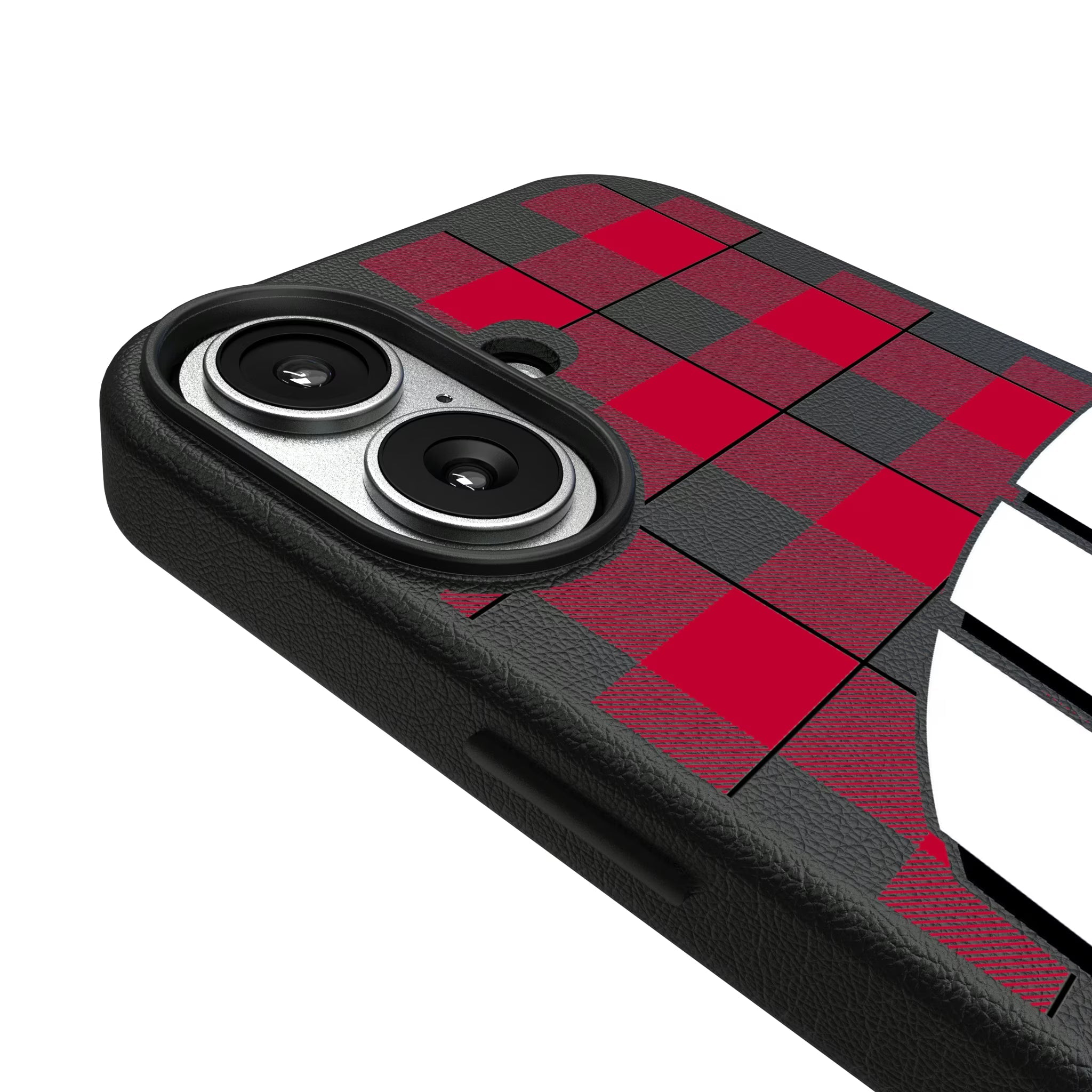 University of Wisconsin Badgers Plaid MagSafe Compatible Phone Case for Apple iPhone - Sports Gifts, Sports Memorabilia, Sports Collectibles, Fan Shop