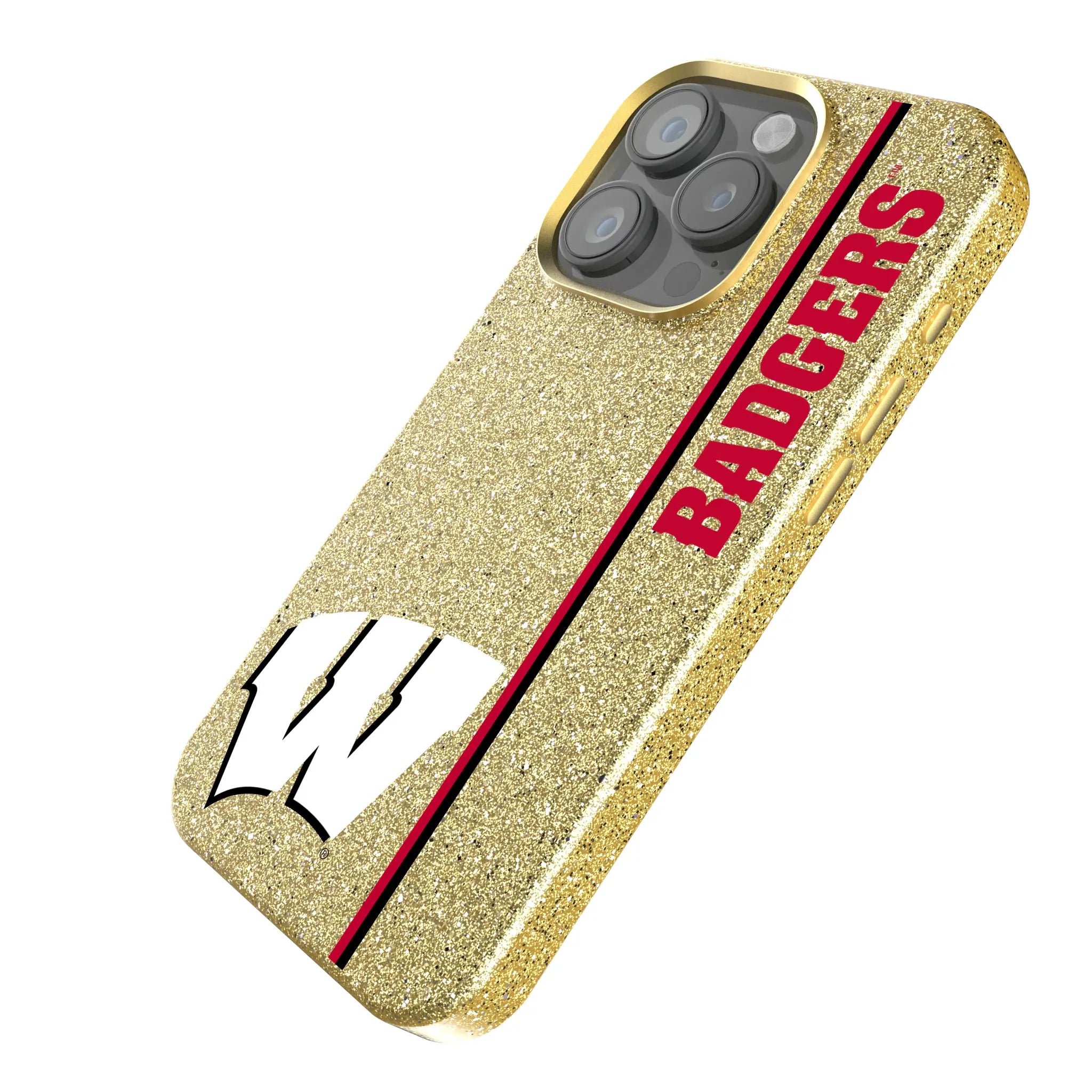 University of Wisconsin Badgers Sidebar Bling Phone Case