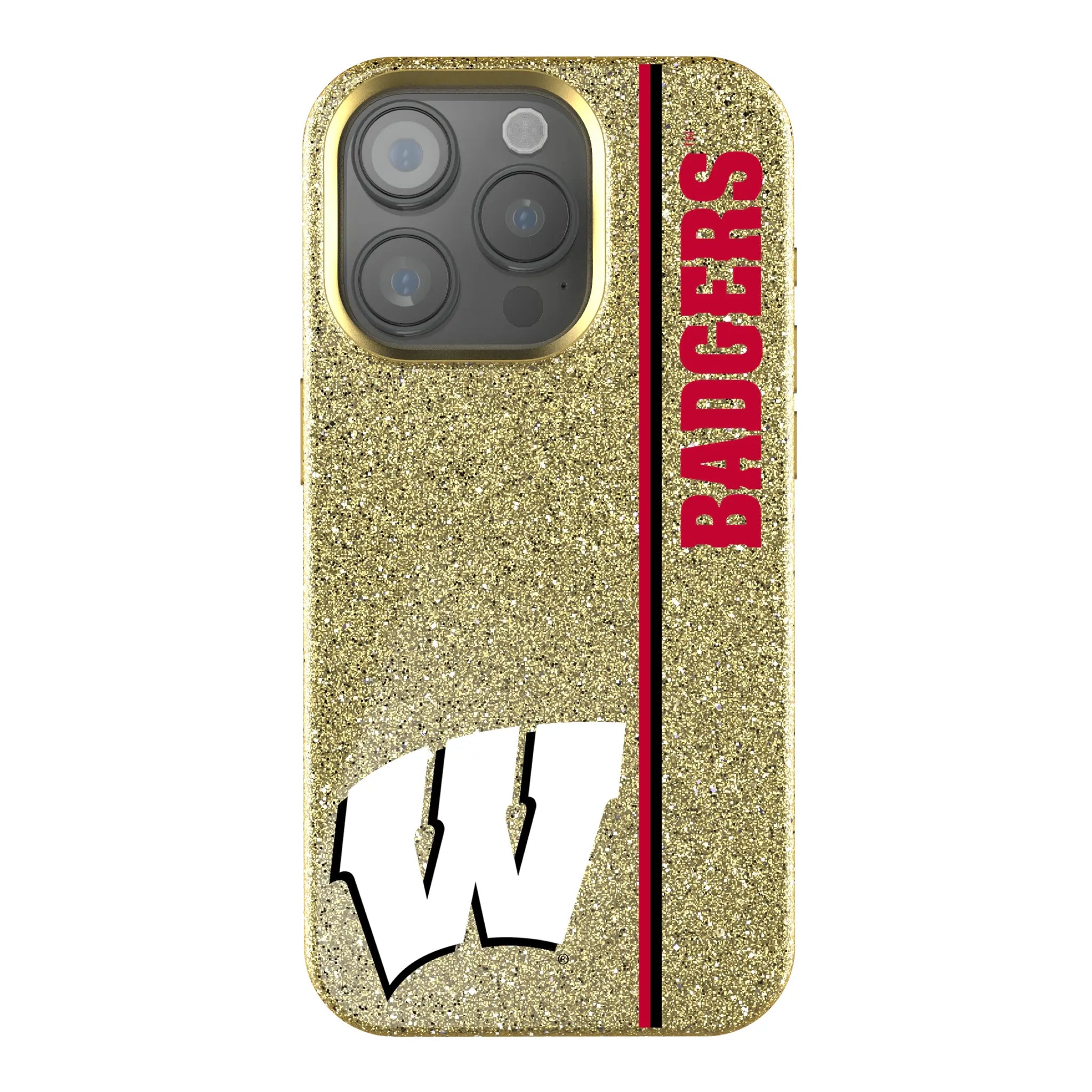 University of Wisconsin Badgers Sidebar Bling Phone Case