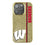 University of Wisconsin Badgers Sidebar Bling Phone Case